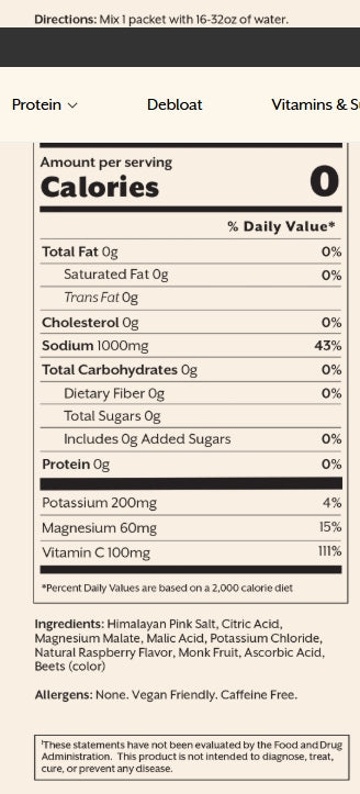 Promix Electrolyte Drink Mix