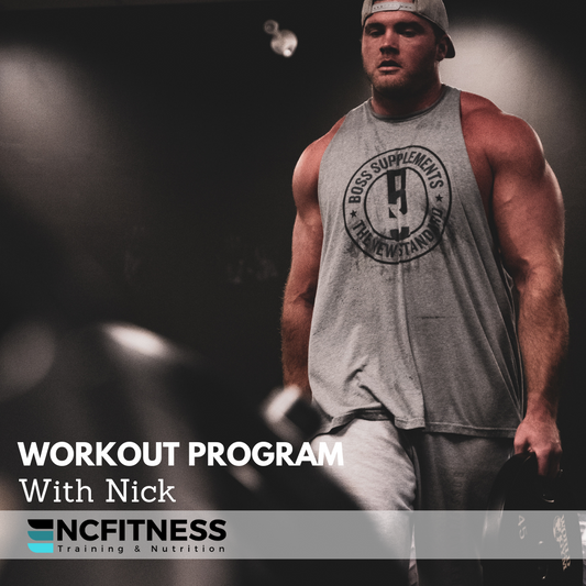 4 Week Workout program with Nick