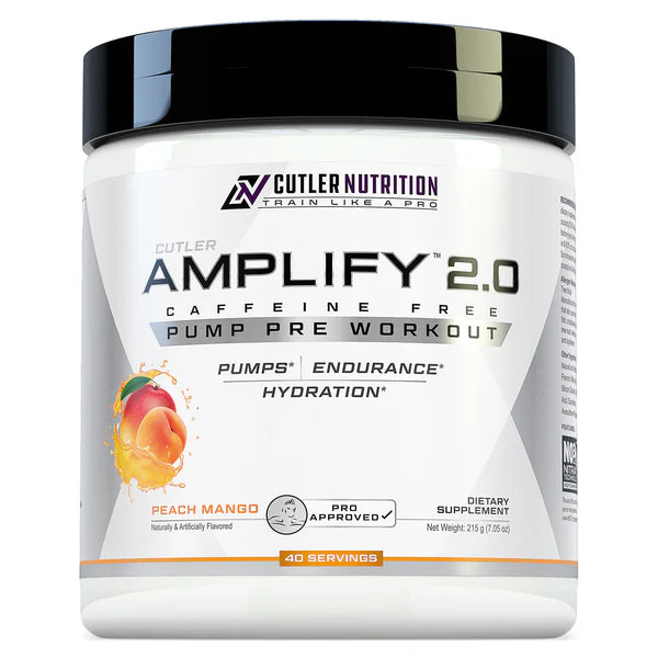 Cutler Nutrition AMPLIFY 2.0 - Caffeine Free Pre Workout
