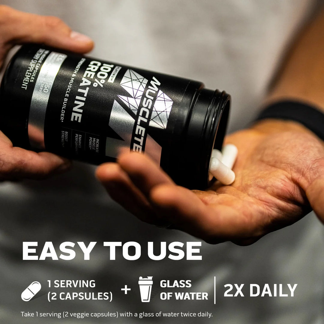 MuscleTech 100% Creatine Capsules